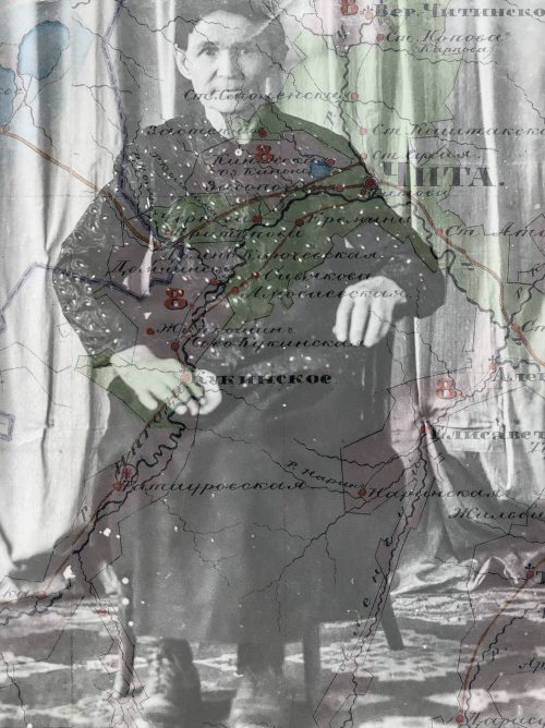 My paternal great-great-grandmother and the map of the Chita region in 1865